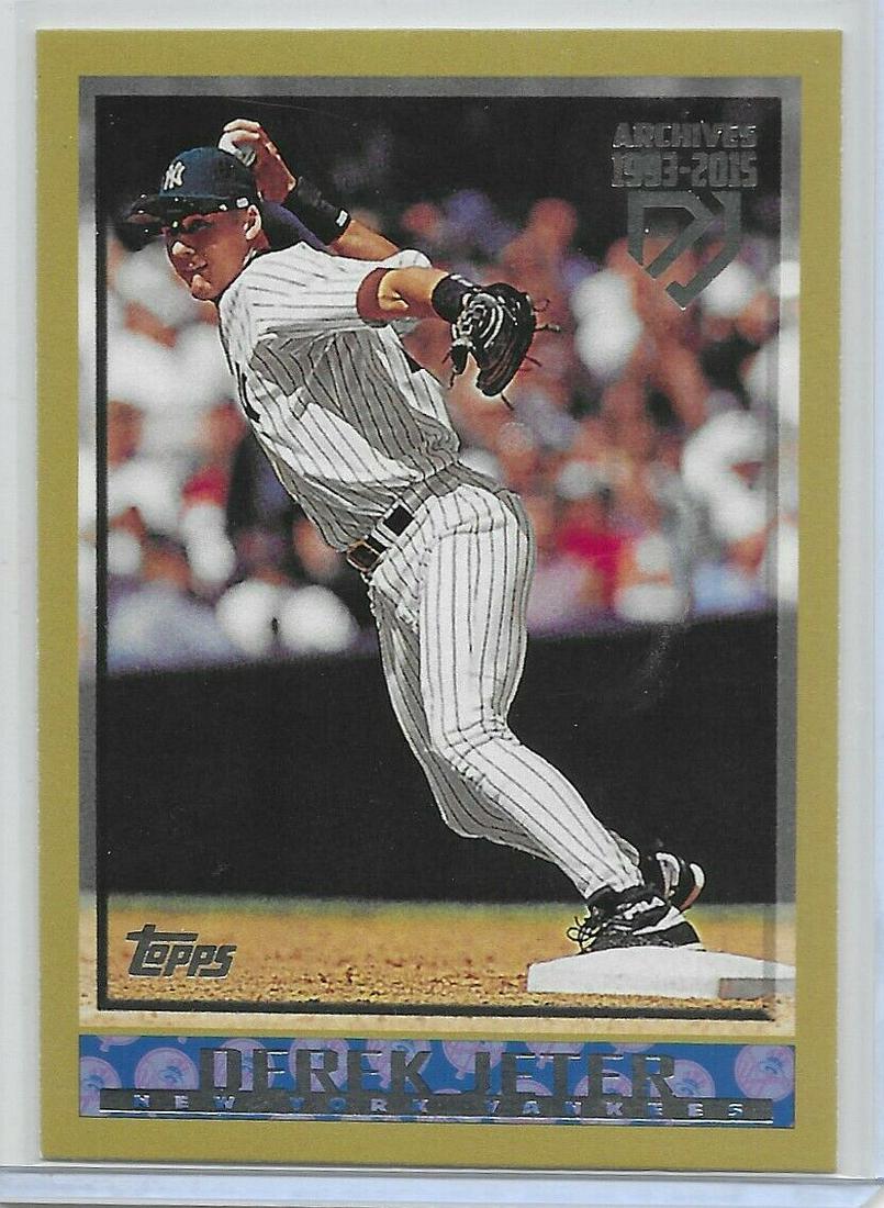 DEREK JETER INSERT CARD NEW YORK YANKEES: 2017 Topps Archives Derek Jeter Retrospective #DJ6 Derek Jeter 1998 Topps