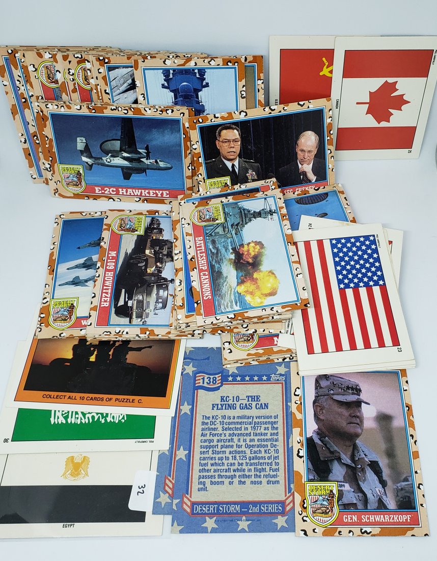 TOPPS OPERATION DESERT STORM CARDS: TOPPS OPERATION DESERT STORM CARDS