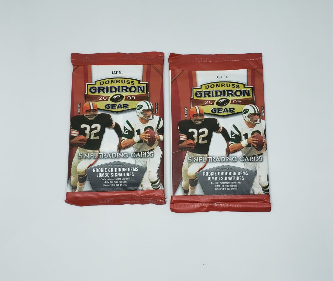 (2PK) 2009 PANINI GRIDIRON GEAR SEALED PACK (1 of 1)