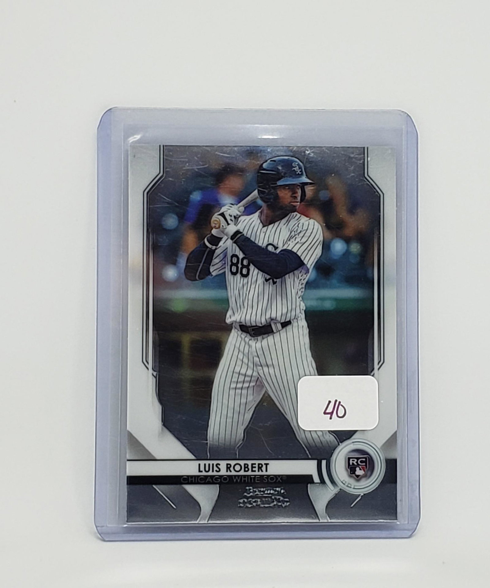 2020 BOWMAN STERLING LUIS ROBERT ROOKIE CARD (1 of 1)