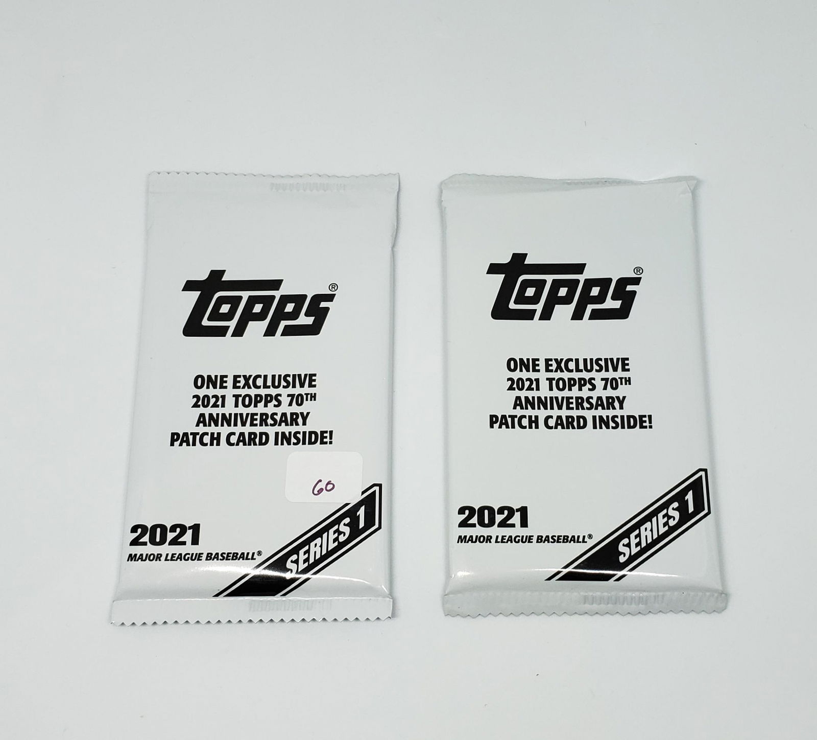 2 PK TOPPS 2021  SERIS 1 PATCH CARD (1 of 1)