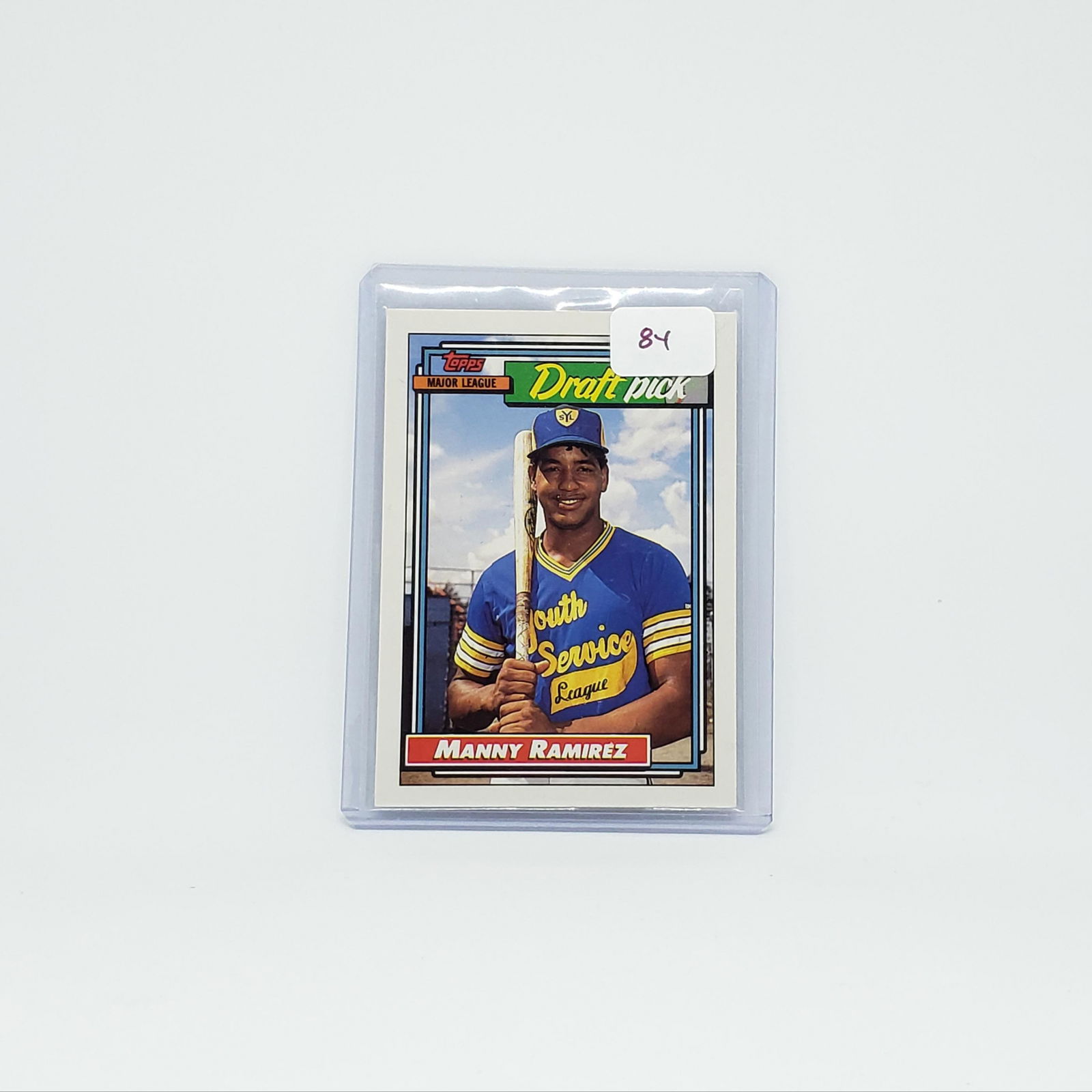 1992 TOPPS MANNY RAMIREZ DRAFT PICK CARD (1 of 1)