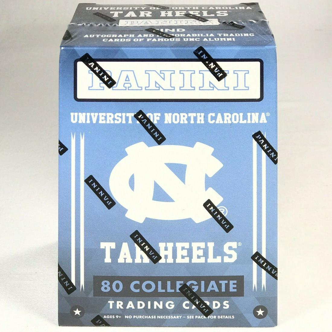 Panini NORTH CAROLINA TAR HEELS Blaster Box: Look for 1 Autograph or Memorabilia Card per Box, on average, on average! University of North Carolina Panini College Team Collection features all-time greats from the past in their Tar Heels uniforms