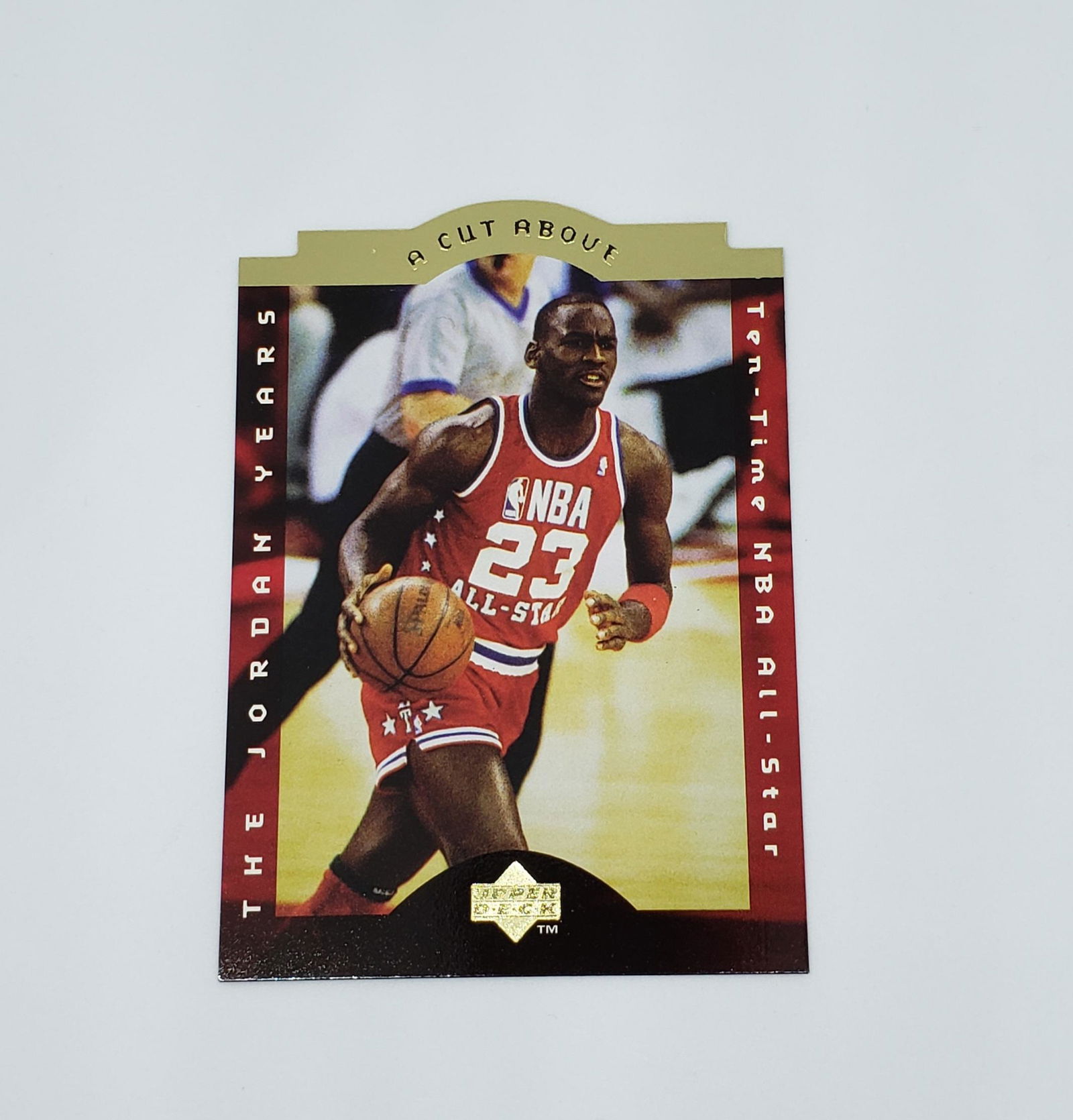 MICHAEL JORDAN "A CUT ABOVE" DIE CUT CARD (1 of 2)