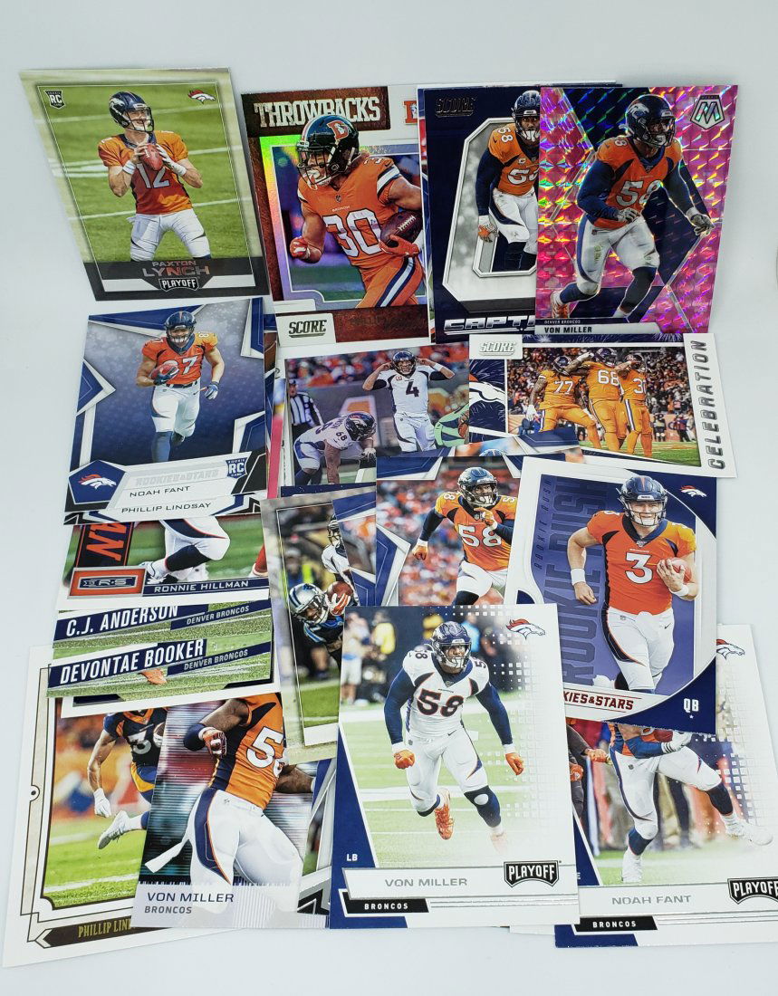 Lot of 30 DENVER BRONCOS FOOTBALL cards (1 of 1)