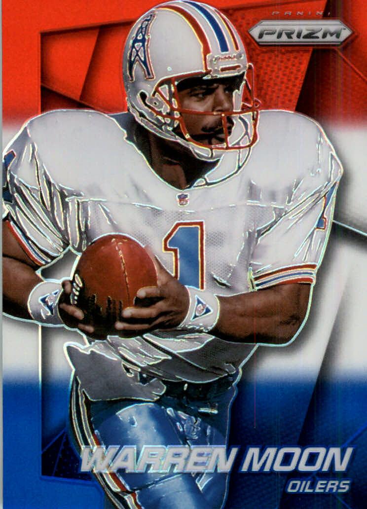 2014 Prizm Warren Moon Red White Blue Prizm #183: 2014 Prizm Warren Moon Red White Blue Prizm #183 Minnesota Vikings