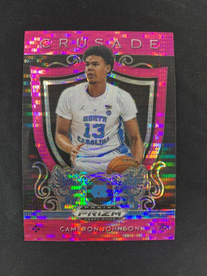 2019-20 Prizm DP Cameron Johnson Crusade Pink Pulsar (1 of 1)