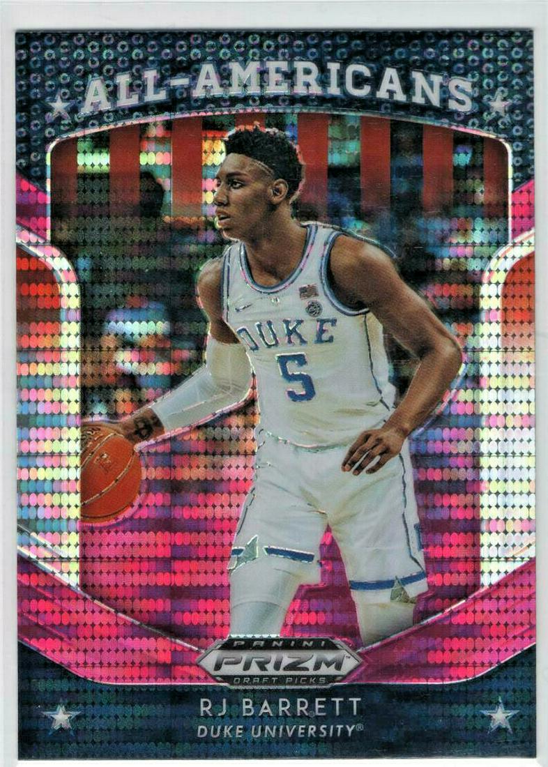 2019-20 Prizm Draft RJ Barrett All Americans Pink (1 of 1)