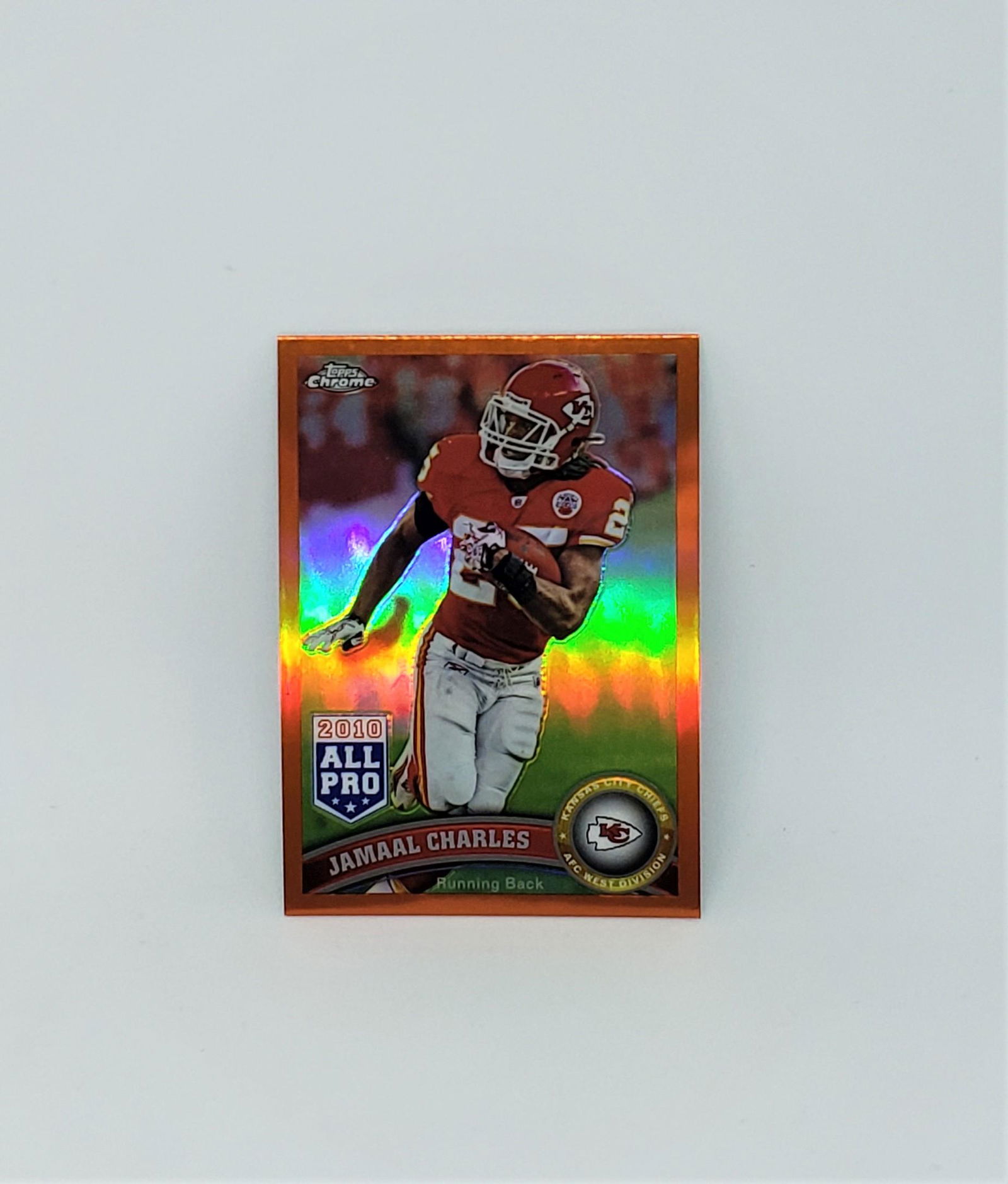 JAMAL CHARLES KC CHIEFS ALL-PRO ORANGE REFACTOR (1 of 2)