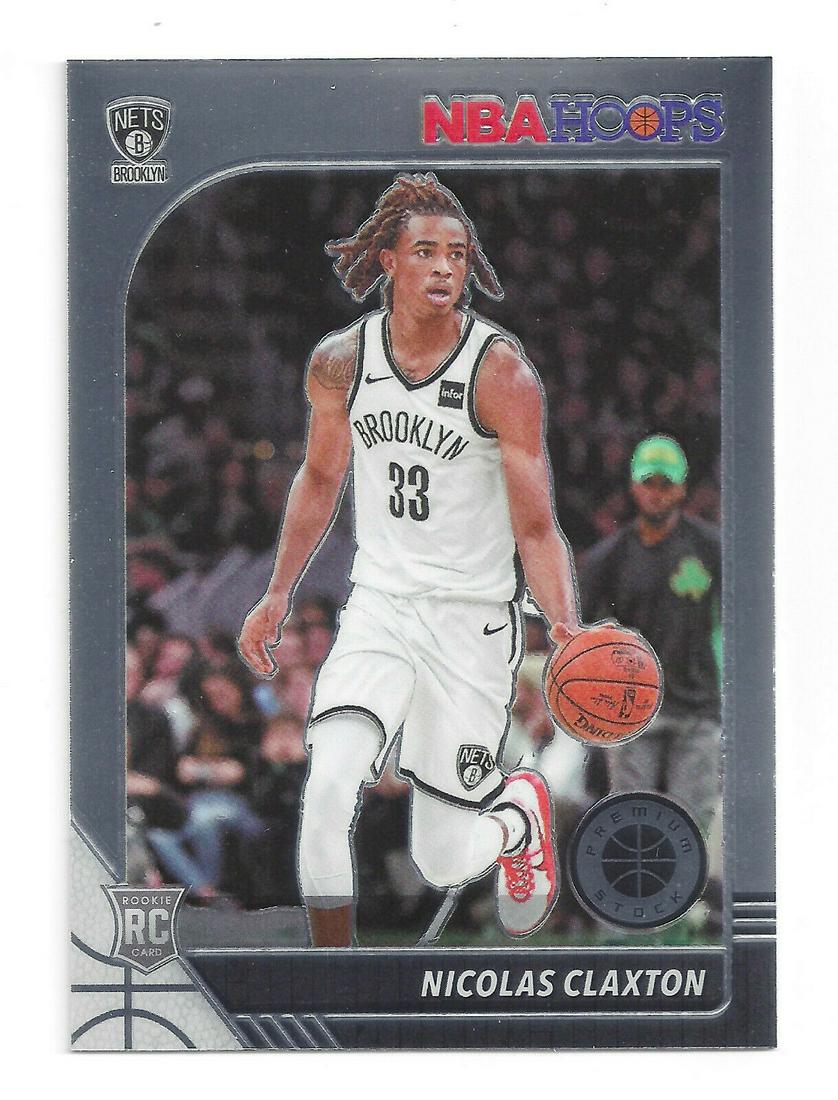 NICOLAS CLAXTON NEW JERSEY NETS ROOKIE CARD (1 of 1)