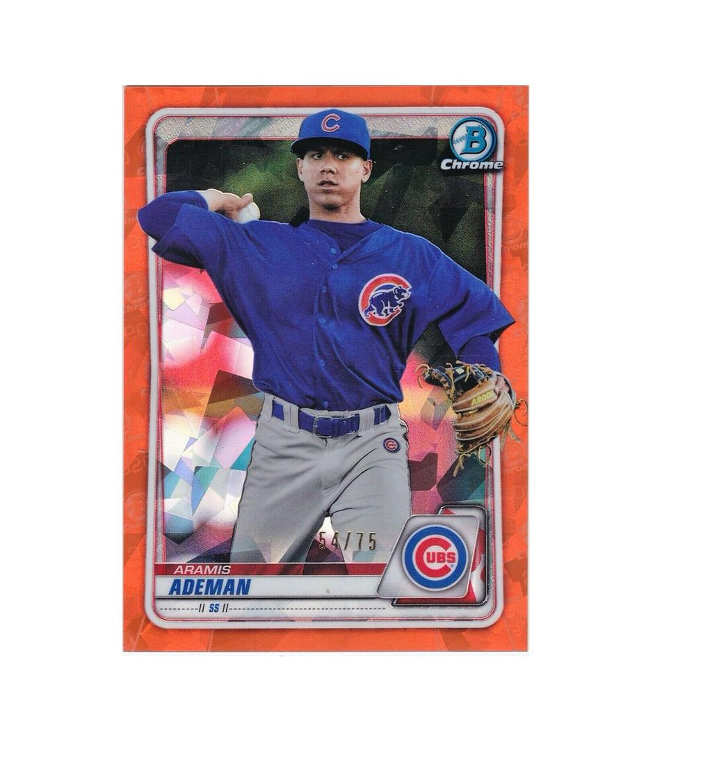 ARAMIS ADEMAN BOWMAN CHROME SAPPHIRE #d /75 (1 of 2)