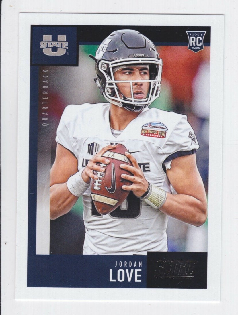 Jordan Love Green Bay Packers rookie card (1 of 1)