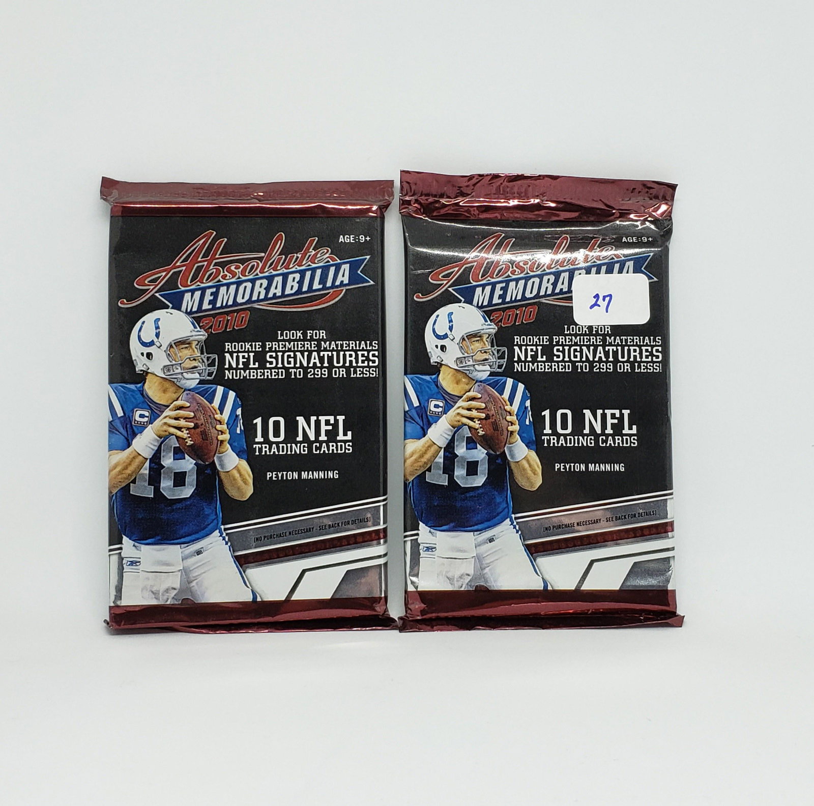 2010 Panini Absolute Memorabilia Football packs (1 of 1)