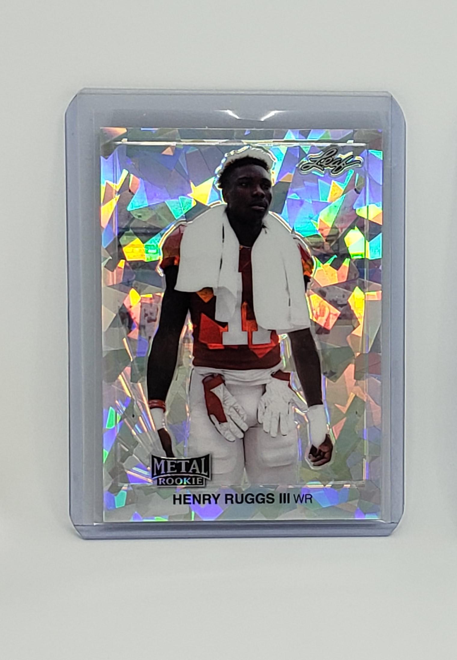 Leaf Metal Rookie Henry Ruggs Silver Crystals RC #'d (1 of 1)