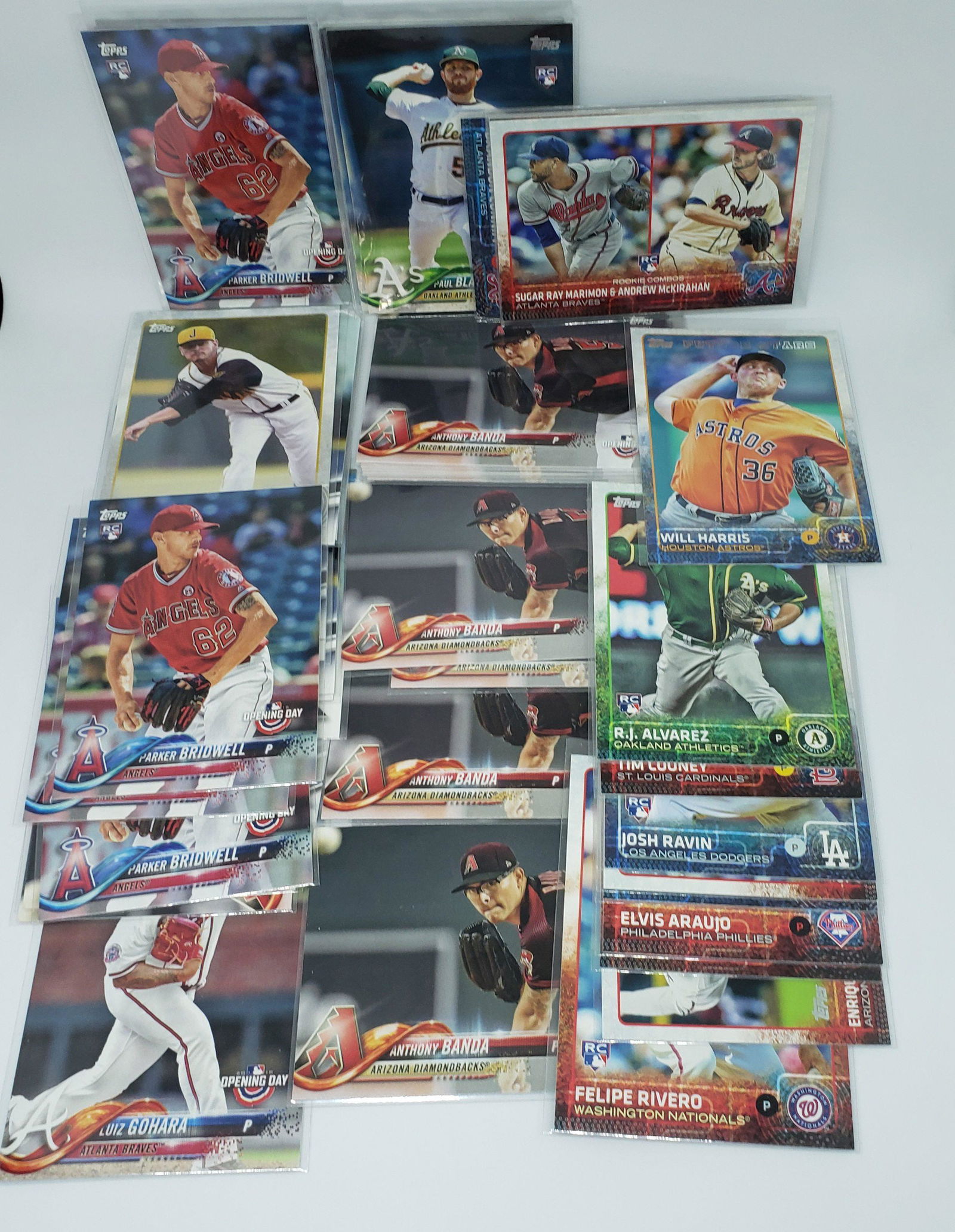 Lot of 50 Topps Baseball Rookie Cards (1 of 1)