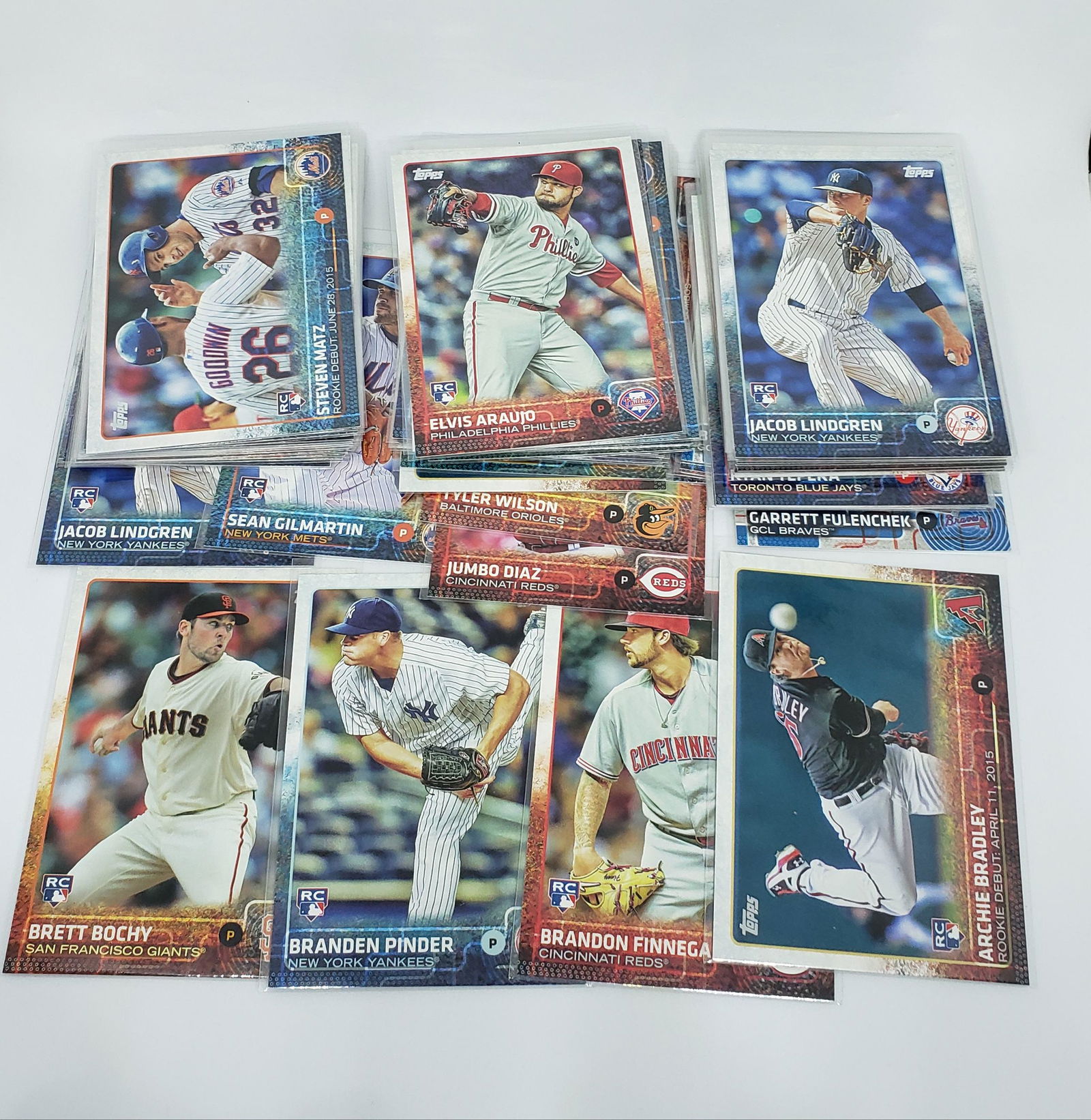 Lot of 50 Topps Baseball Rookie Cards (1 of 1)