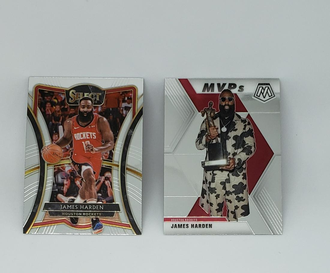 James Harden Select and Mosaic Basketball Cards (1 of 1)