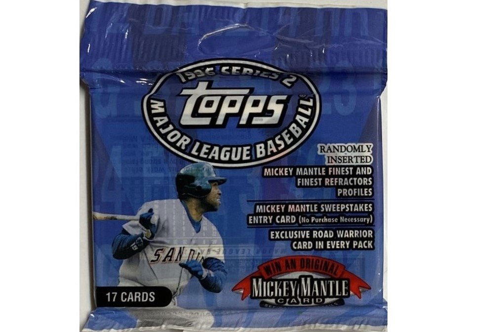 1996 Topps Baseball Series 2 Jumbo Cello Pack (1 of 1)
