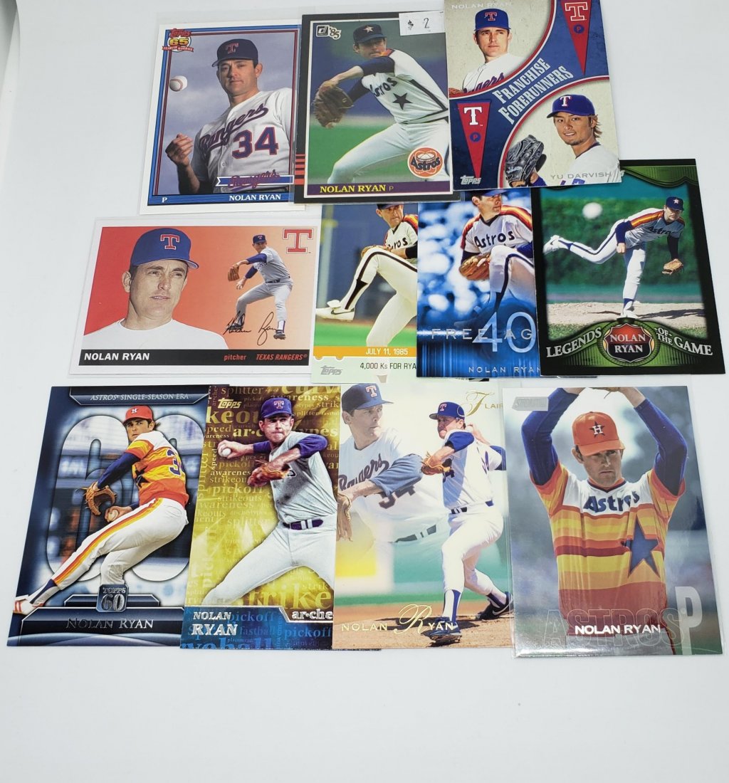 Lot of 12 Ryan Express-Nolan Ryan Cards (1 of 1)