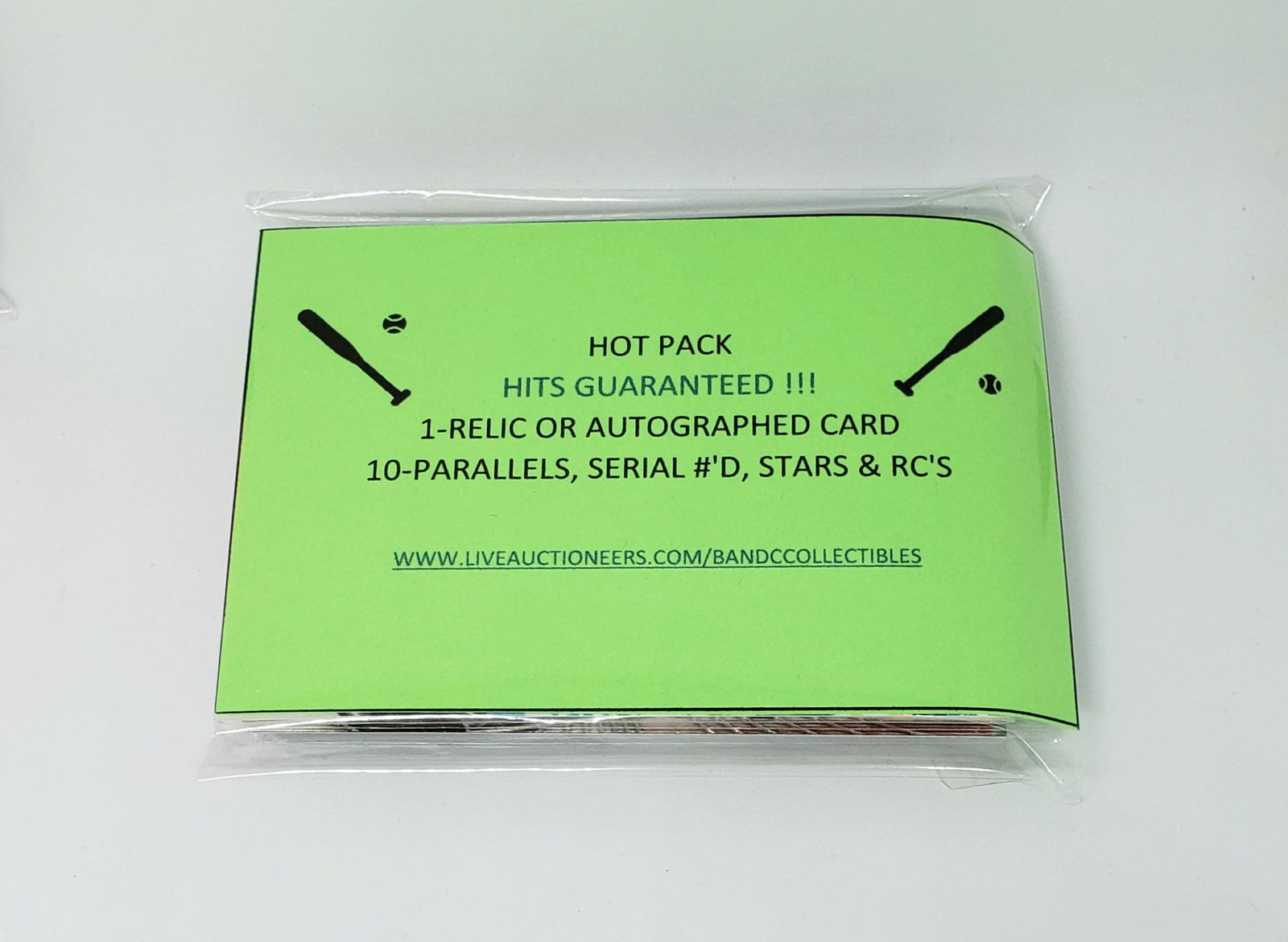 B&C COLLECTIBLES BASEBALL HOT PACK-A Hit in Every Pack (1 of 1)