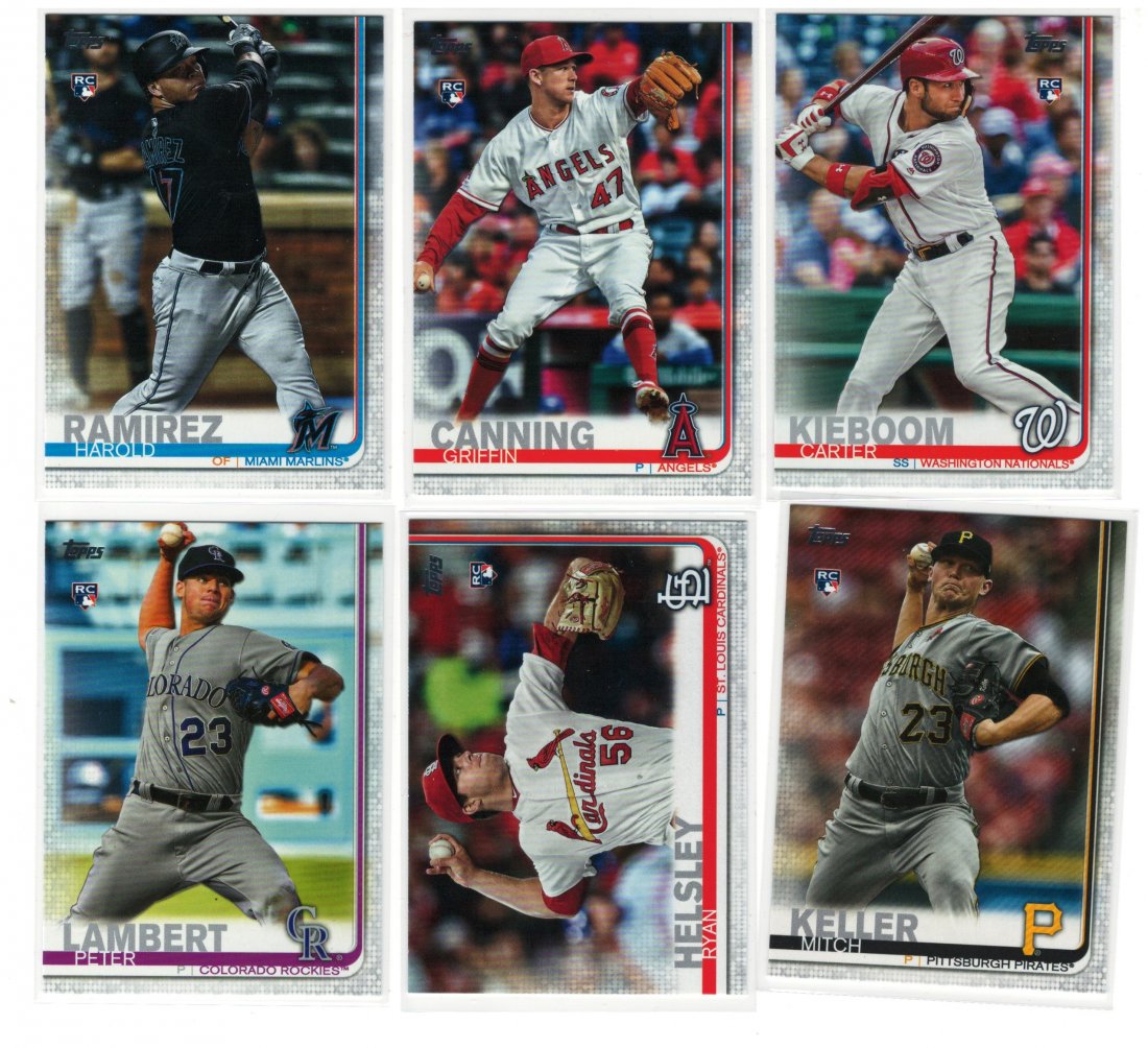 LOT OF 6 2020 TOPPS ROOKIE CARDS (1 of 1)