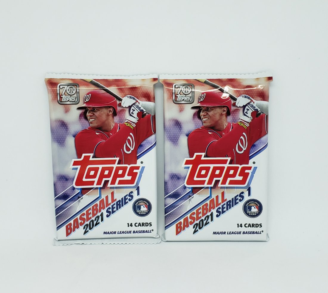 (2PK) 2021 TOPPS SERIES 1 SEALED PACKS (1 of 1)