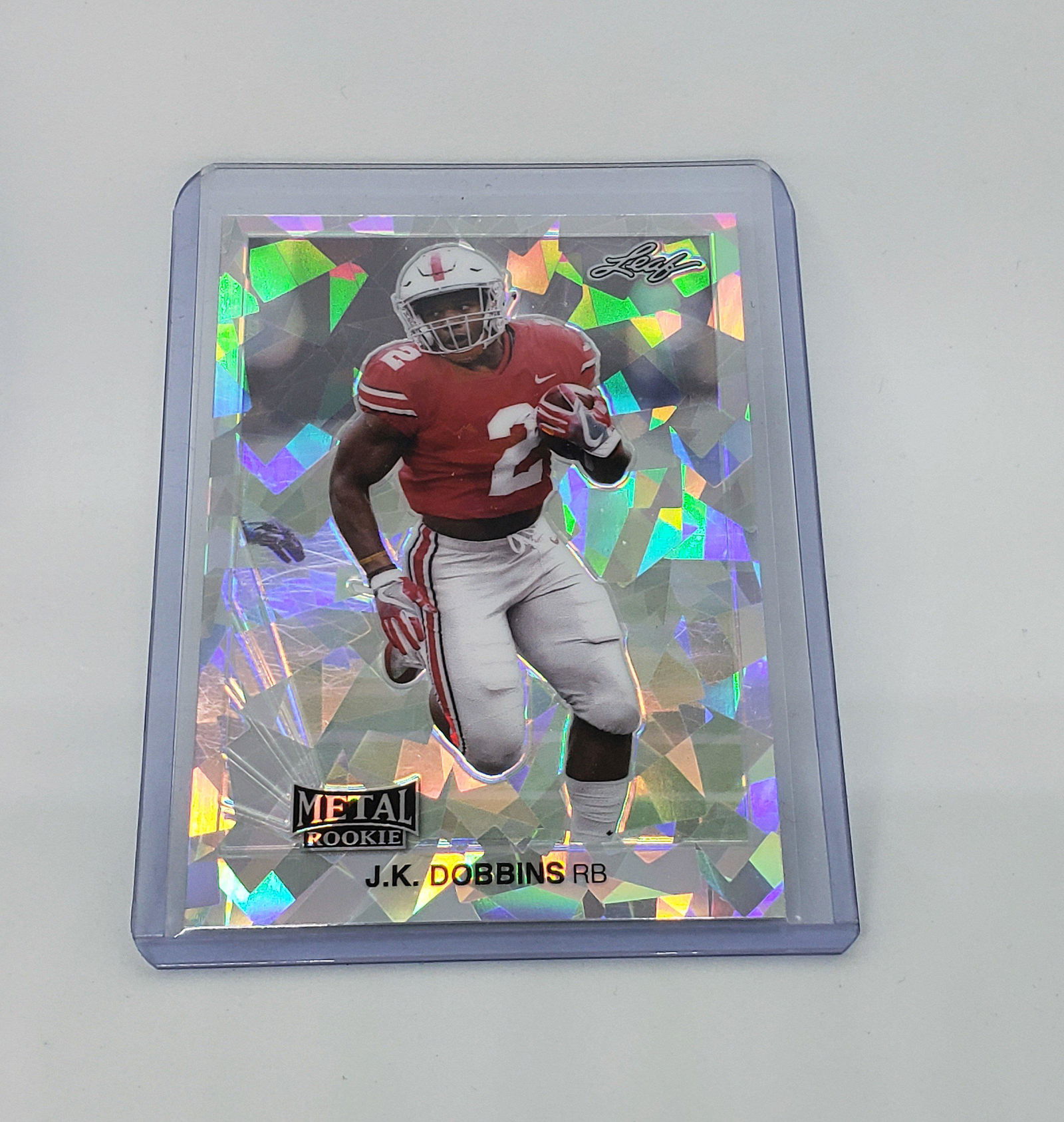 2020 LEAF JK DOBBINS SILVER CRYSTALS RC 34/35 (1 of 2)