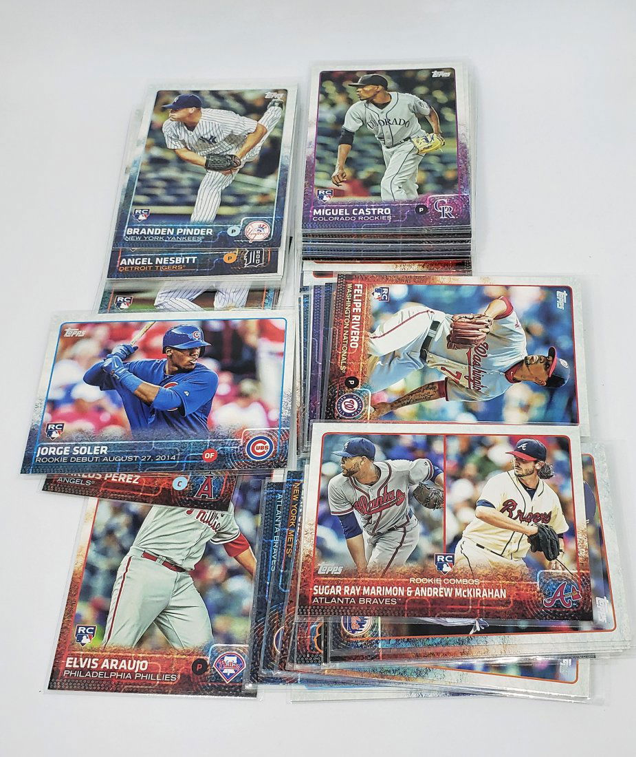 LOT OF 50 2016 TOPPS ROOKIE BASEBALL CARDS NM (1 of 1)