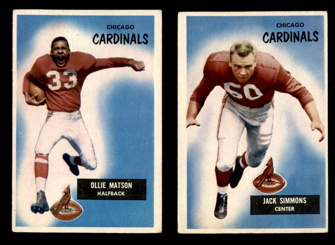 VINTAGE 1955 BOWMAN FOOTBALL CARDS (1 of 2)