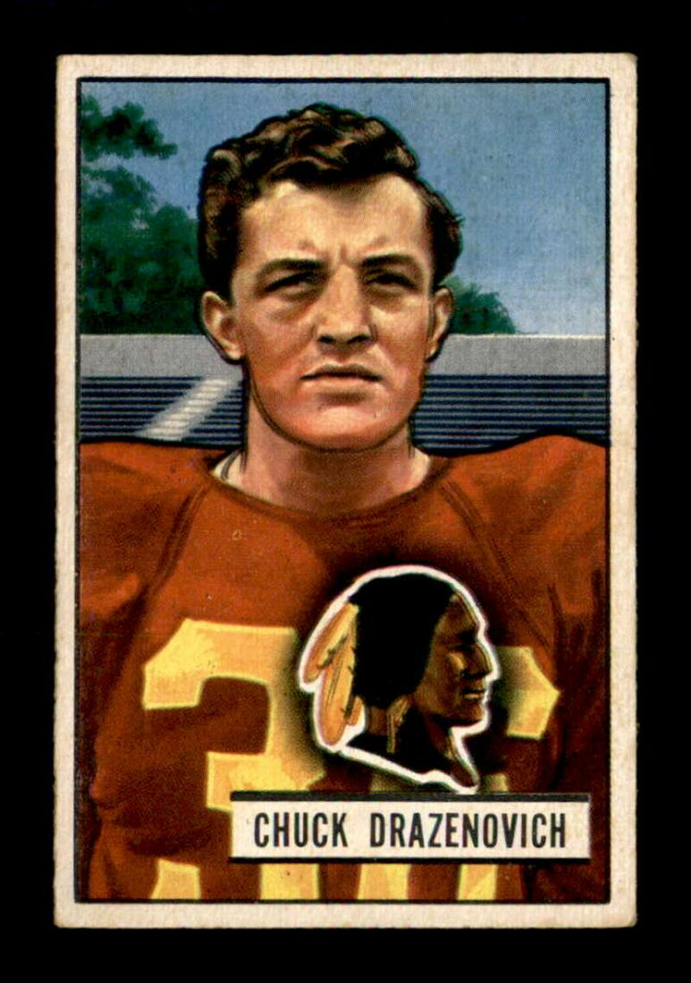 1951 Bowman Chuck Drazenovich RC EX/EX+ (1 of 2)