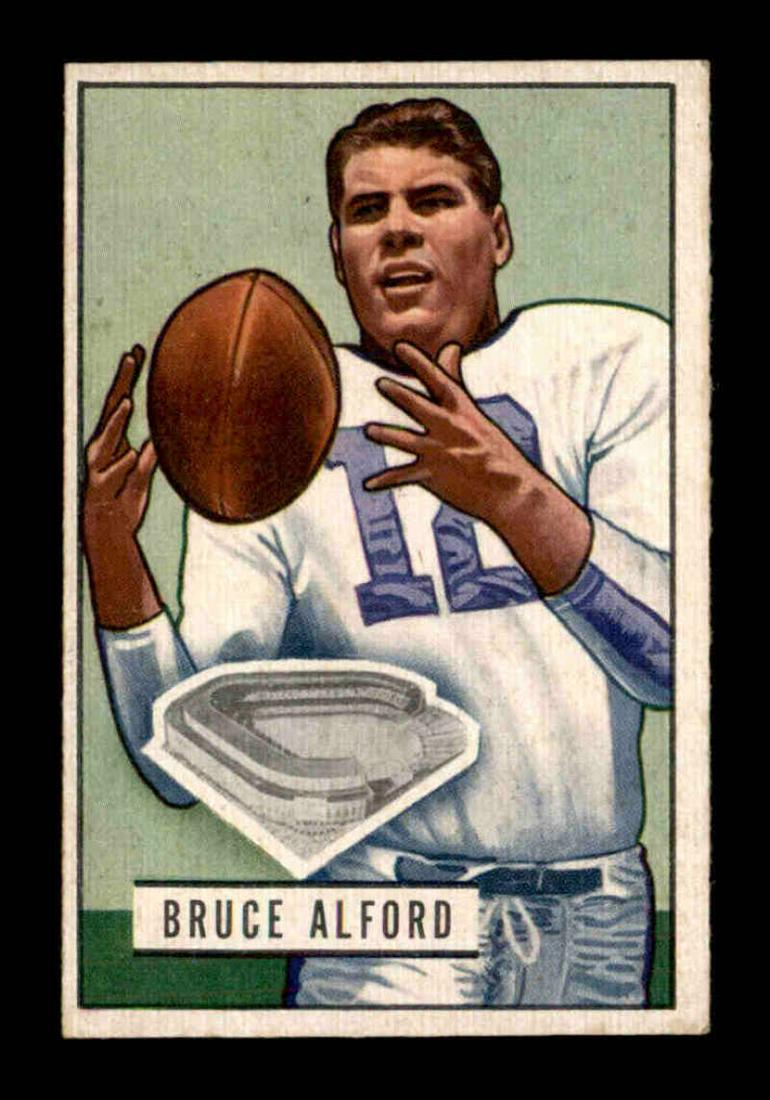 1951 Bowman Football Card NEW YORK YANKS (1 of 2)