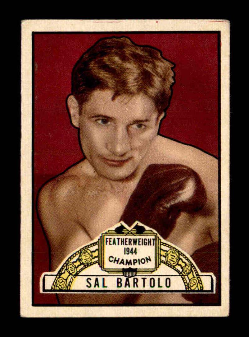 1951 Ringside #28 Sal Bartolo EX: 1951 Ringside #28 Sal Bartolo EX