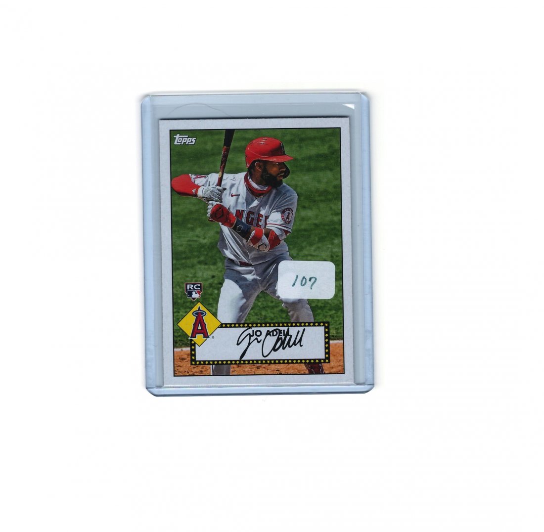 2021 TOPPS HERITAGE 1952 REDUX JO ADELL ROOKIE CARD (1 of 1)