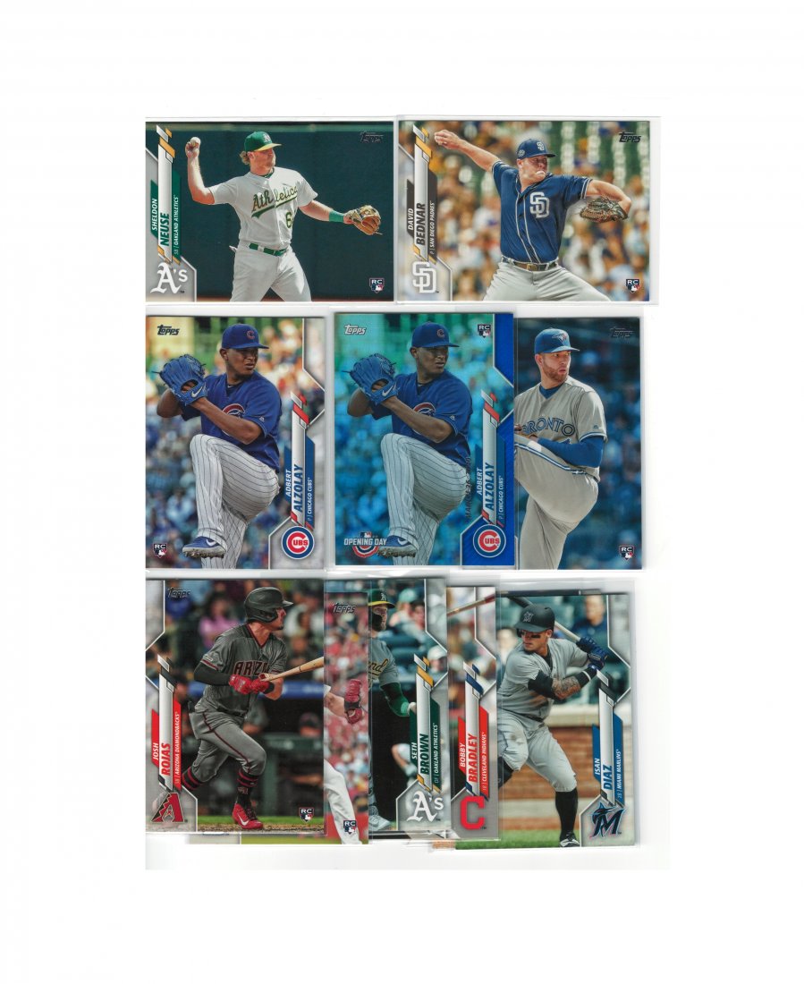 LOT OF 9-2020 TOPPS ROOKIE CARD LOT (1 of 1)