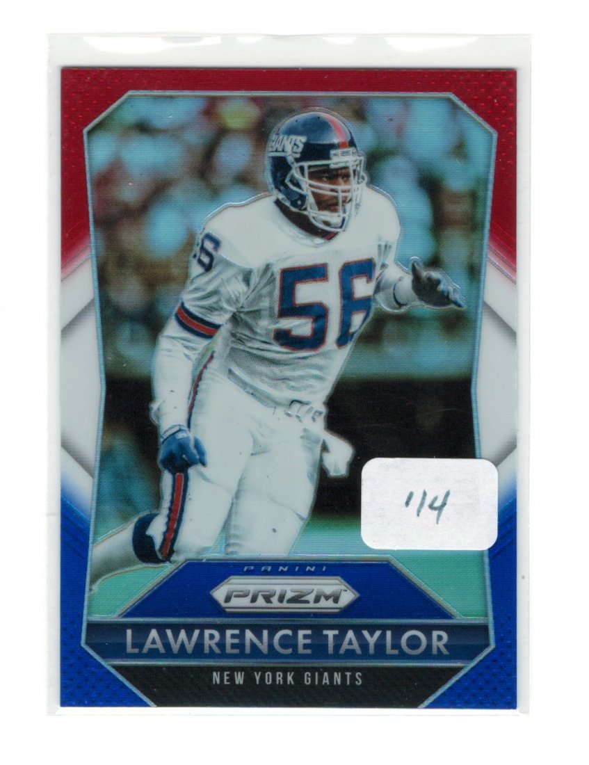 2015 PANINI PRIZM LAWRENCE TAYLOR FOOTBALL CARD (1 of 1)