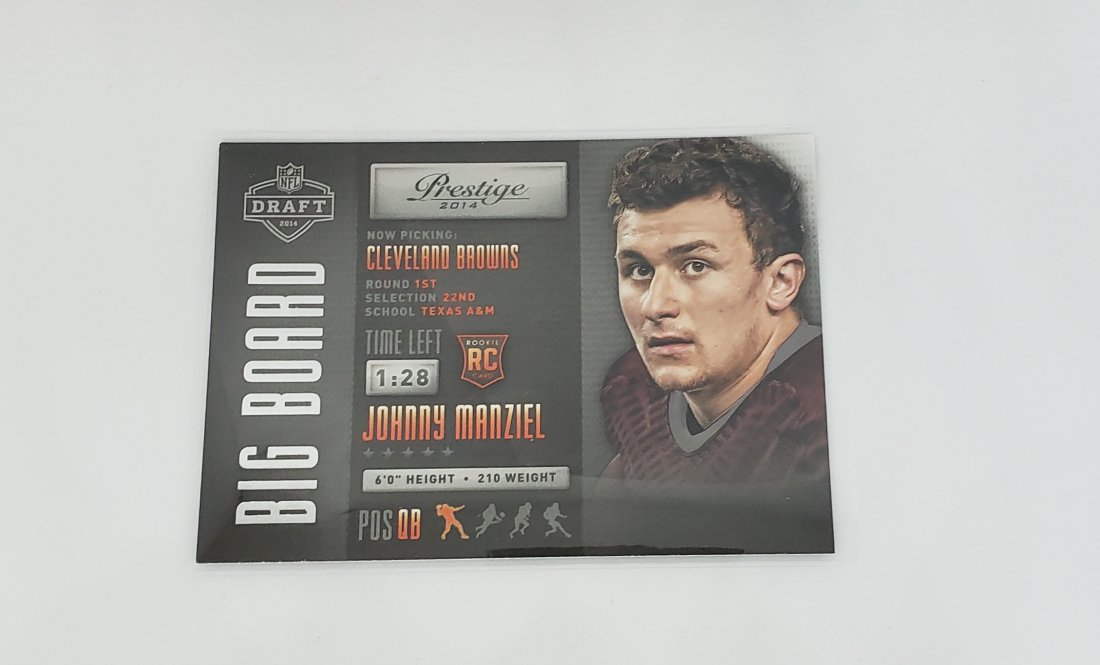 2014 Prestige Big Board Johnny Manziel Rookie card: 2014 Prestige Big Board Johnny Manziel Rookie card