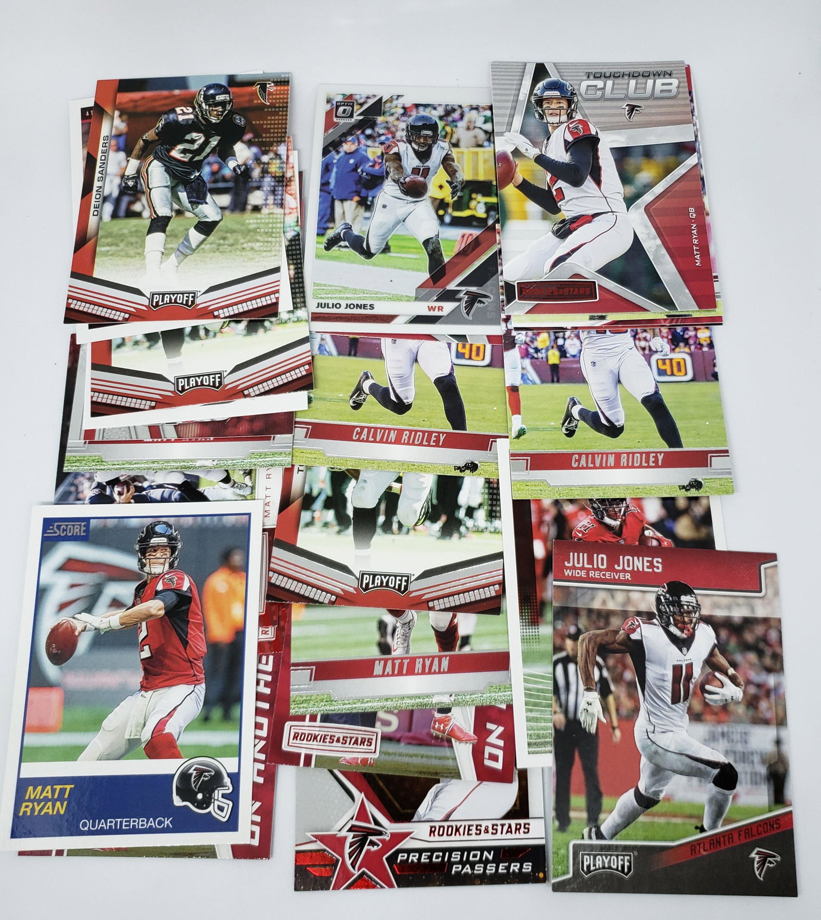 TB BUCCANEER FOOTBALLL TEAM LOT OF 25-CARDS: WARREN SAP, MIKE ALLSTOT, CHRIS GODWIN, GRONK, MIKE EVANS