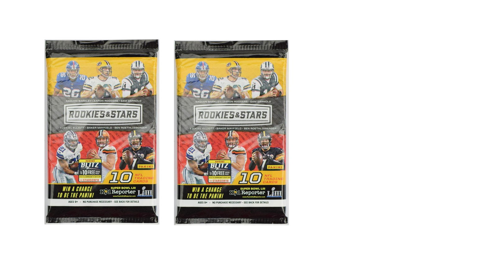 2018 Panini Rookies & Stars Football 2-Retail Packs (1 of 1)