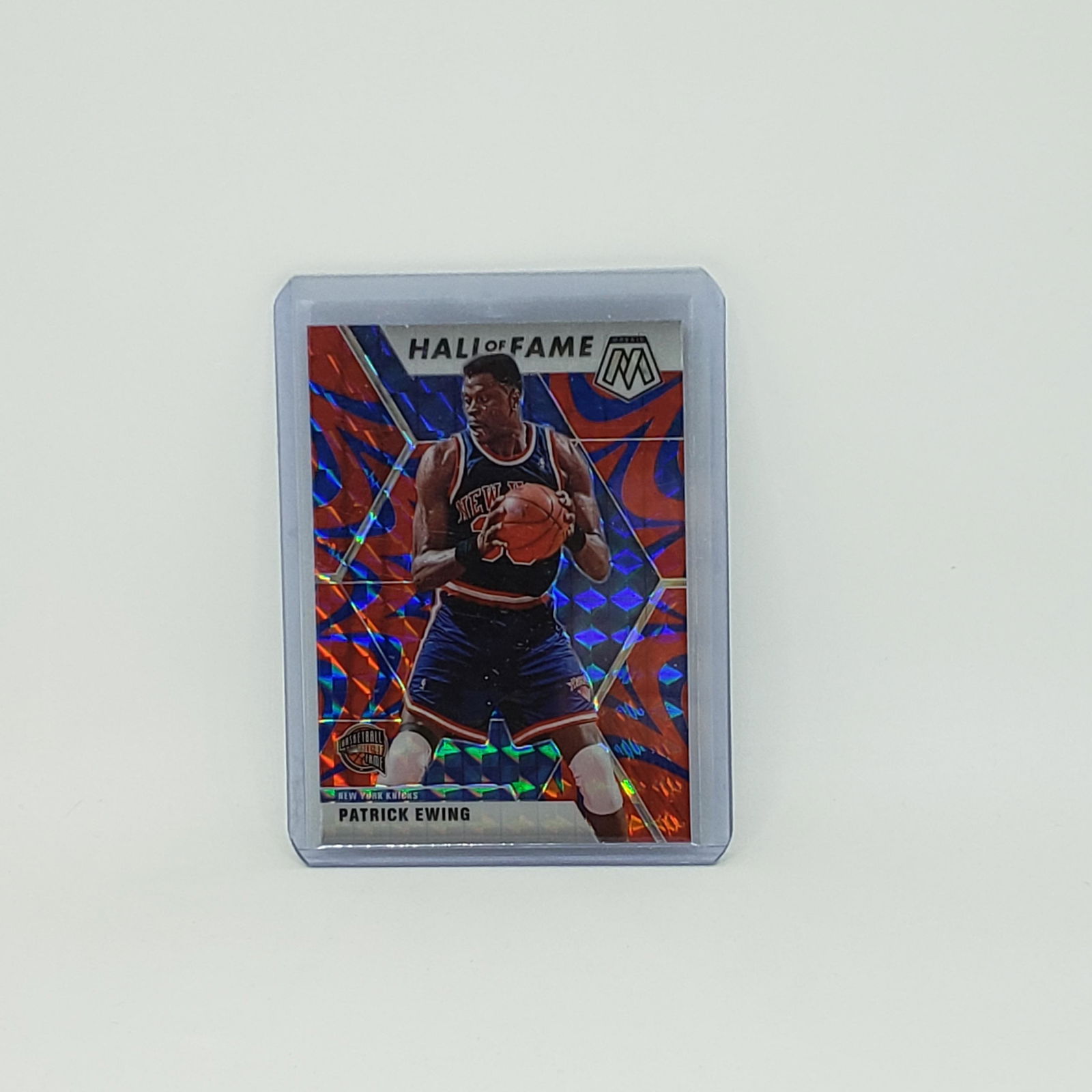 MOSAIC BASKETBALL PATRICK EWING BLUE REACTIVE PRIZM (1 of 1)