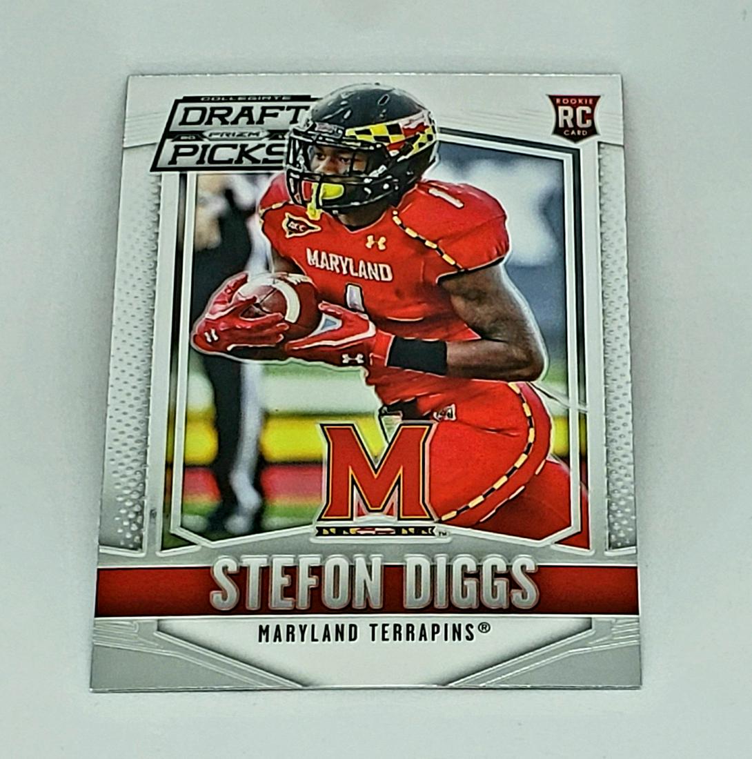 2015 PRIZM DRAFT PICKS STEFON DIGGS ROOKIE CARD (1 of 2)