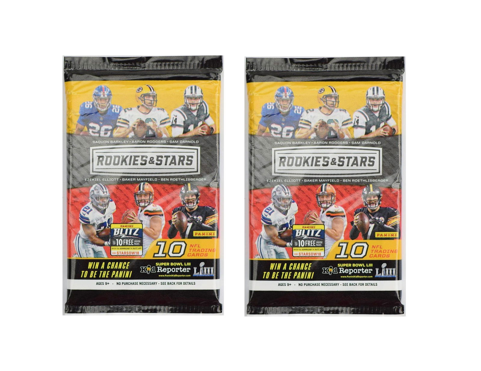 2018 Panini Rookies & Stars Football 2-Retail Packs (1 of 1)