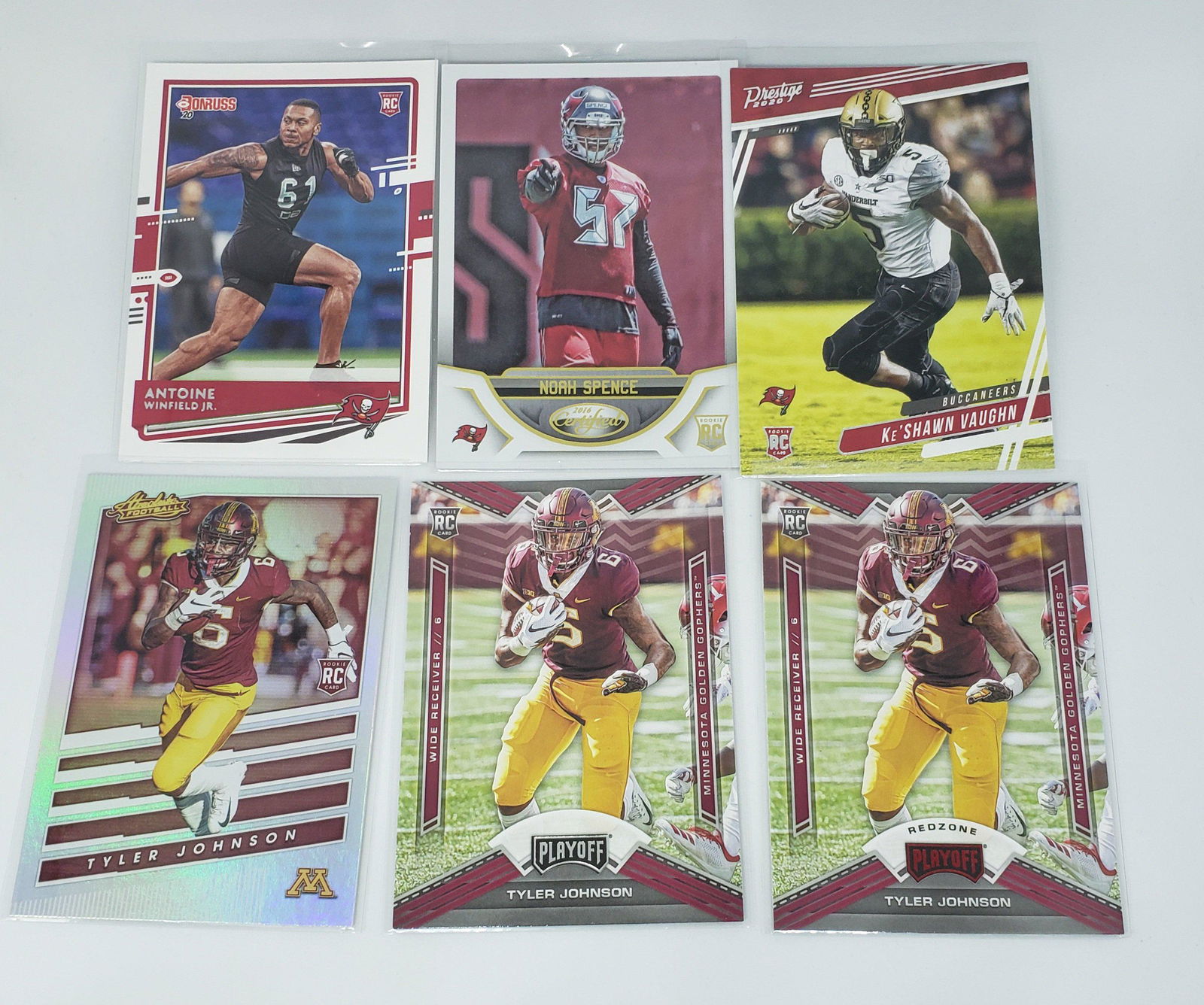TAMPA BAY BUCCANEEERS 2020 ROOKIE CARDS (1 of 1)