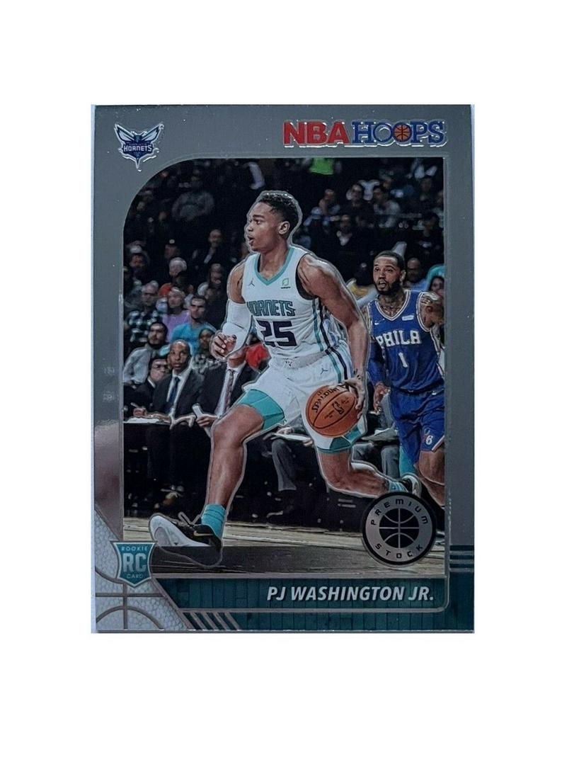 LOT F 3 PANINI MOSAIC & HOOPS PREMIUM STOCK ROOKIES: PJ WASHINGTON HORNETS, BOL BOL NUGGETTS, ERIC PASCHAL WARRIORS