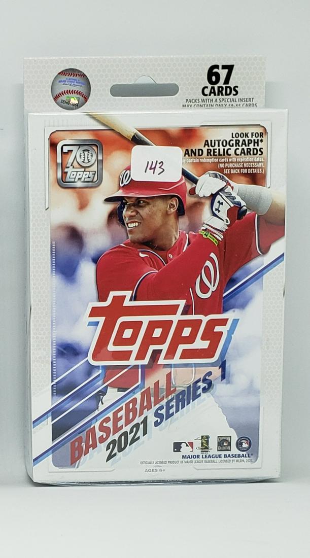 2021 TOPPS SERIES 1 SEALED HANGER BOX (1 of 1)