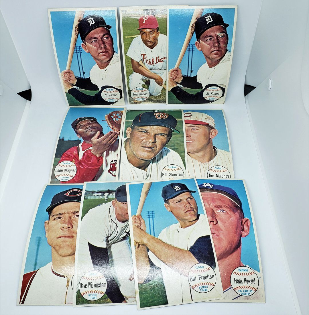 LOT OF 10 VINTAGE 1964 TOPPS GIANTS 3x5 JUMBOS (1 of 1)