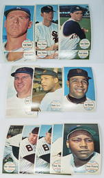 Vintage 1964 Topps Baseball 3x5 GIANTS series cards