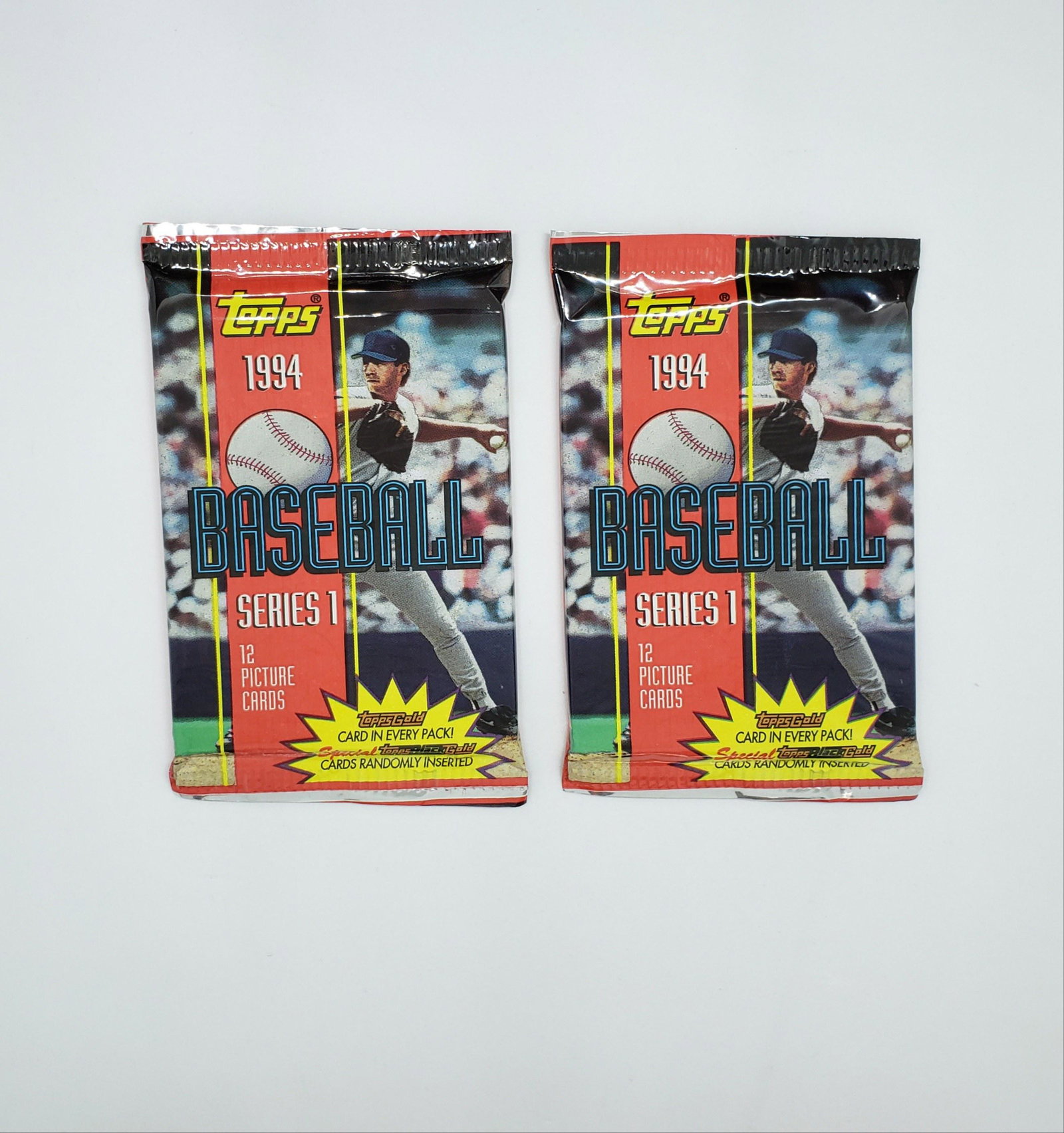 2 Sealed Packs of 1994 Topps Series 1 baseball Cards: 2 Sealed Packs of 1994 Topps Series 1 baseball Cards