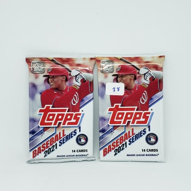 2021 TOPPS BASEBALL SERIES 1 SEALED PACKS (1 of 1)
