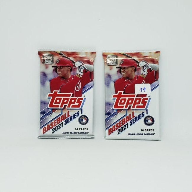 2021 TOPPS BASEBALL SERIES 1 SEALED PACKS (1 of 1)