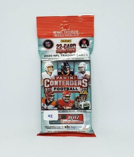 2020 Panini Contenders NFL Sealed Value Fat Pack (1 of 1)